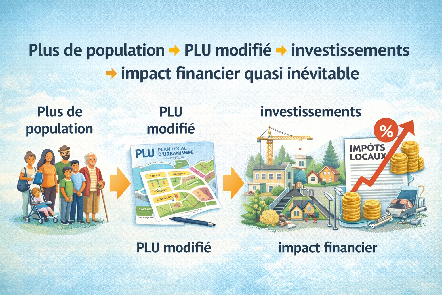 Population, PLU et impôts : un lien direct