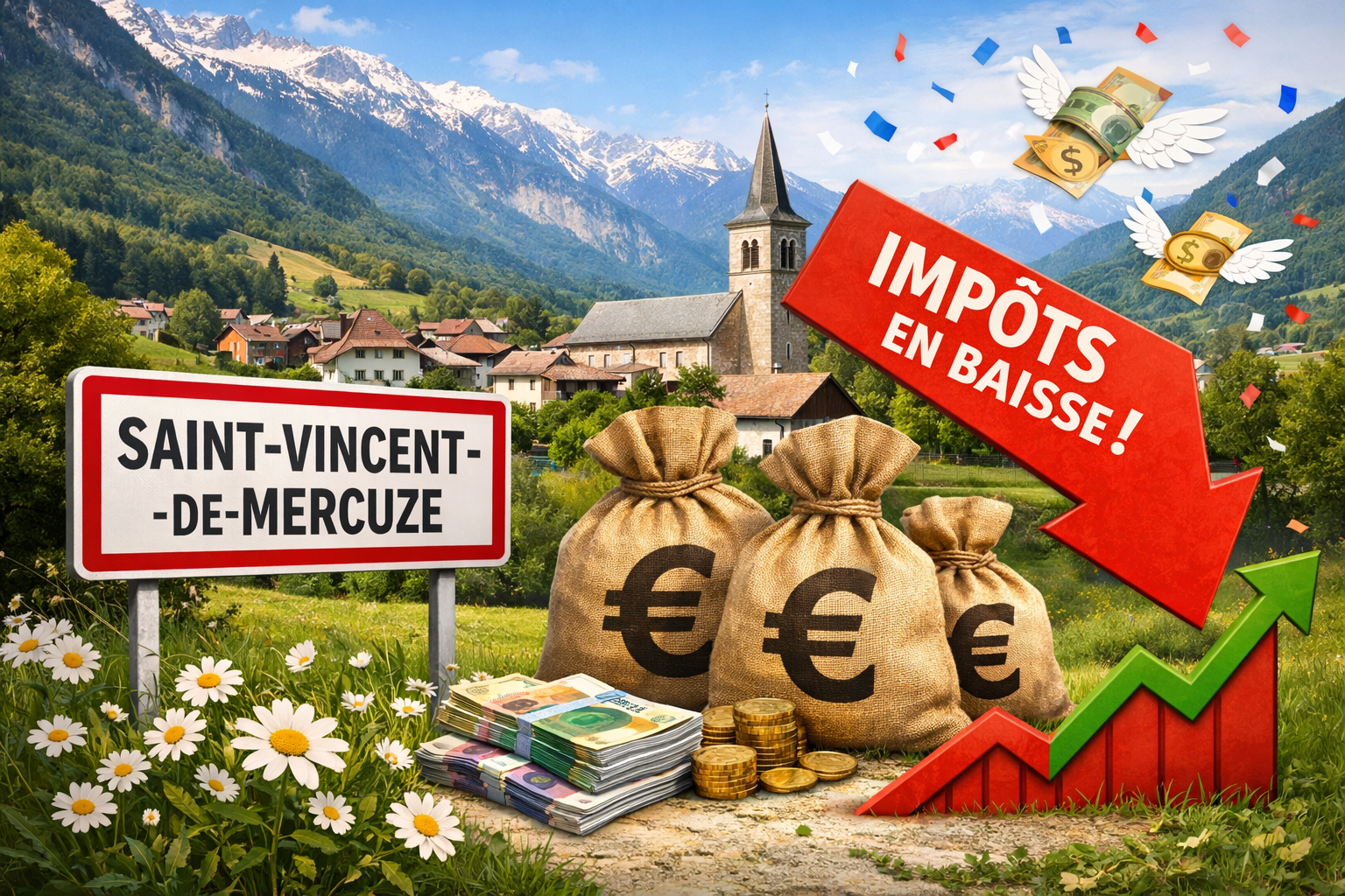 Taxe Foncière à Saint-Vincent : Et si on redonnait un peu d’air aux Rutissons ?