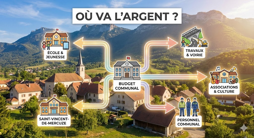 Où va l’argent de Saint-Vincent-de-Mercuze ? Le grand décryptage 2024-2025