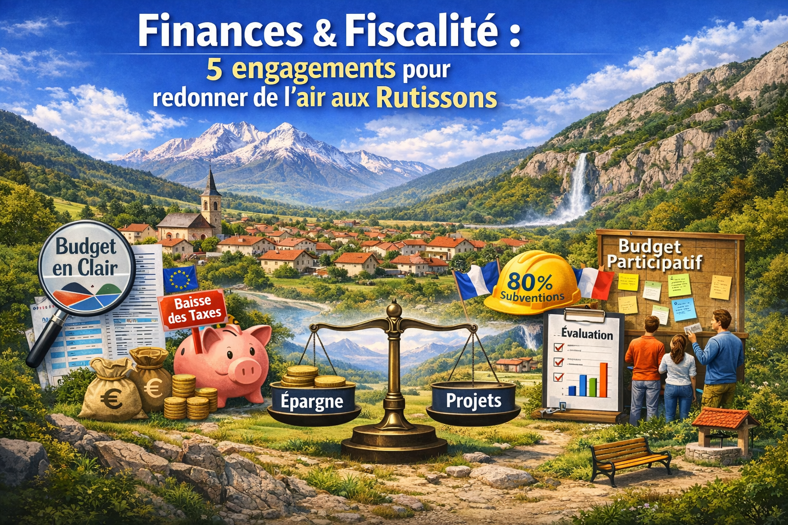 Pacte Finances & Fiscalité : 5 engagements pour redonner de l’air aux Rutissons (4/4)