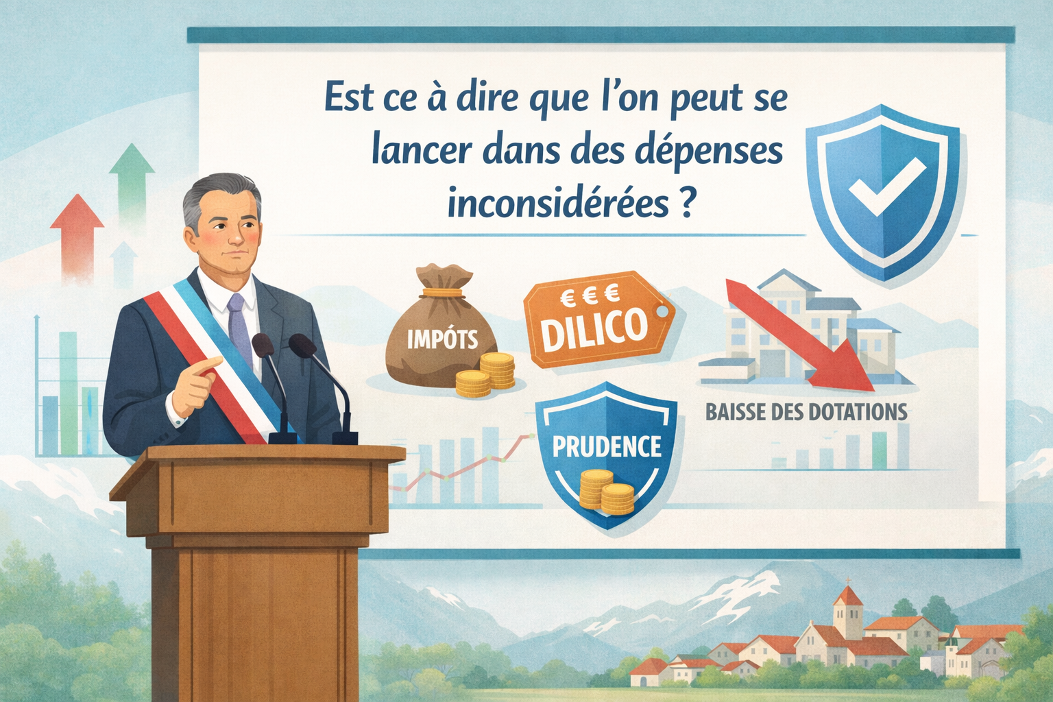 Vœux 2026 : Entre « coup de rabot » de l’État et impôts locaux, ce qu’il faut retenir 📊